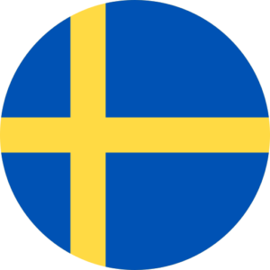 svensk flag png transparant circle